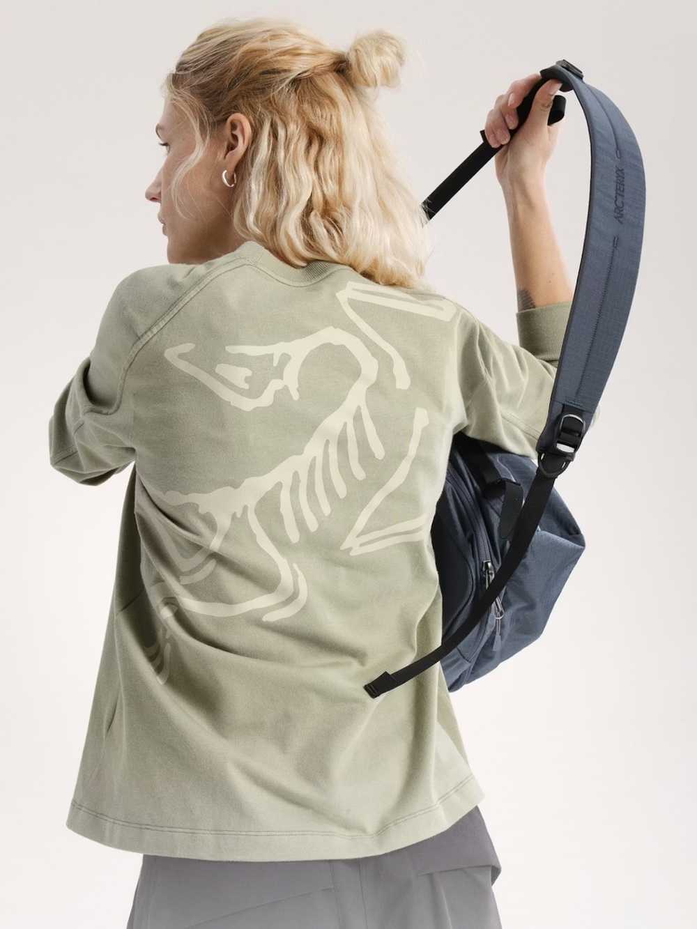 Arc’teryx Kragg Cotton Bird Crew LS
